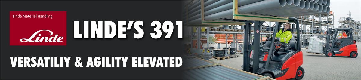 Linde's 391 Forklift, Versatility and Agility Elevated